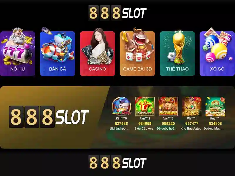 Các trò chơi nổi bật tại 888slot